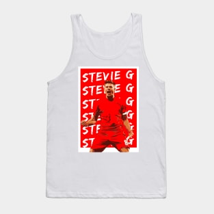 Steven Gerrard Illustration Tank Top